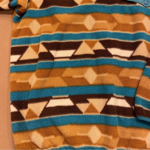 Patagonia Women’s Synchilla Snap-T Pullover Guatemalan Tango Bear Brown Medium - Picture 5 of 9